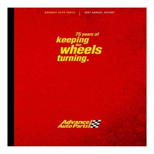 advance auto parts 2007_AR