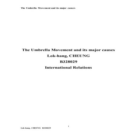 Final Year Dissertation