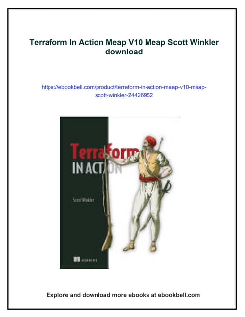 Terraform In Action Meap V10 Meap Scott Winkler