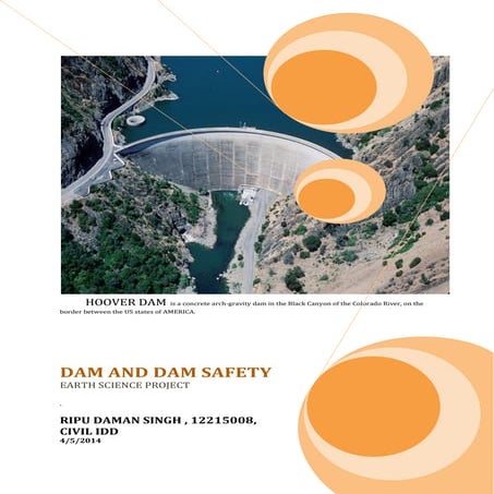 project on dam and dam safety with application of geophysics