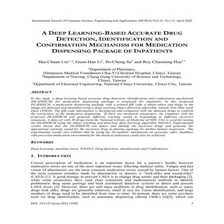 Drug Pill Recognition System Using Deep Learning | PDF