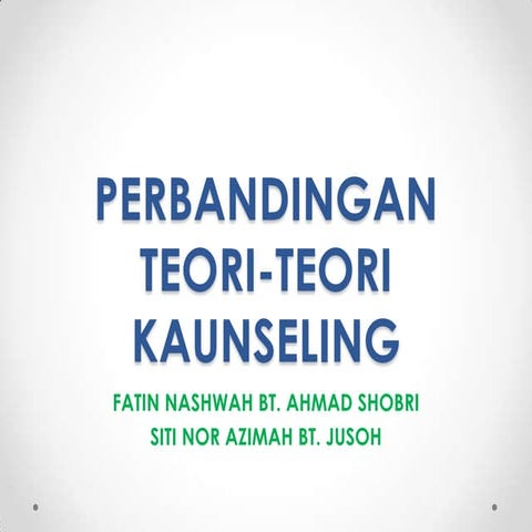 122256451 fatin-azimah-jusoh-perbandingan-teori-teori-kaunseling