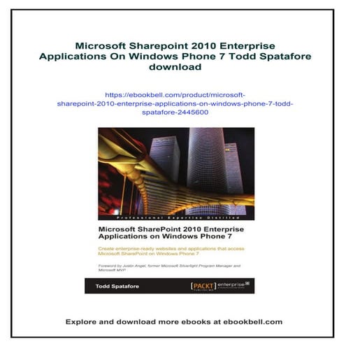 Microsoft Sharepoint 2010 Enterprise Applications On Windows Phone 7 ...