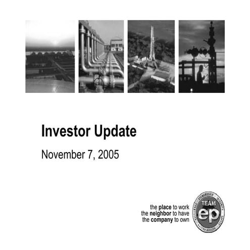 el paso  3Q2005Earnings