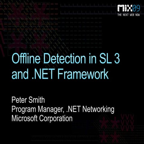 Offline Network Detection in Microsoft Silverlight 3