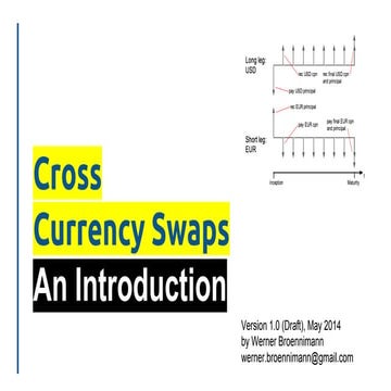 Cross Currency Swaps - An Introduction