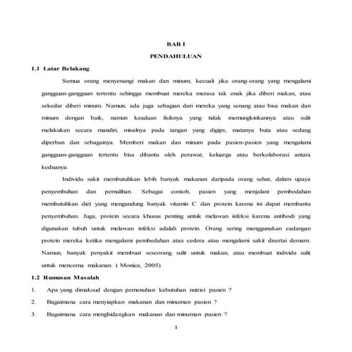 Makalah Memberi Makanan Melalui NGT