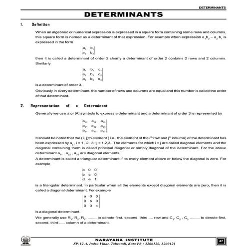 Properties of determinations | PPT