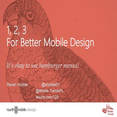 1, 2, 3 for Better Mobile Design