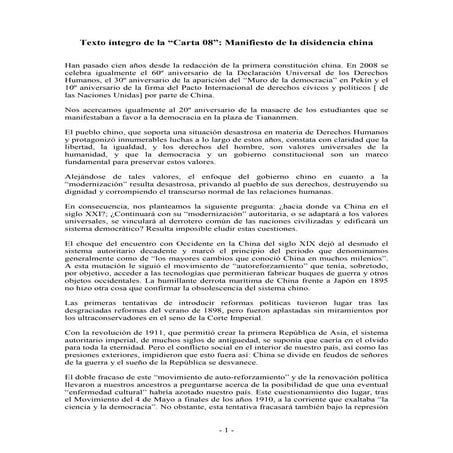 1231491522 texto integro_de_la_carta_08_manifiesto_de_la_disidencia_china