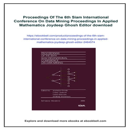 Proceedings Of The 6th Siam International Conference On Data Mining ...
