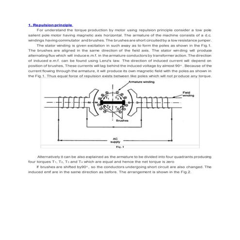 Repulsion motor | PPTX
