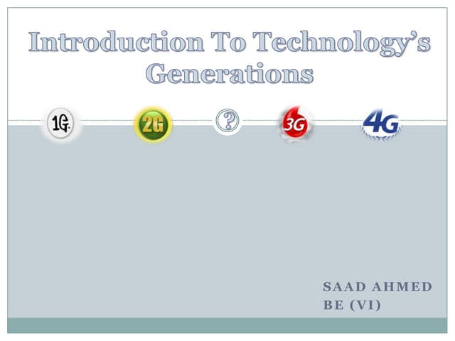1G,2G,3G,4G technologies