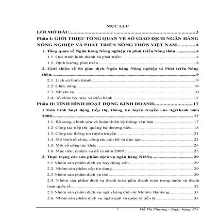 Tình hình hoạt động kinh doanh tại Agribank