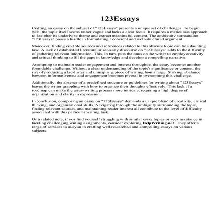 123Essays