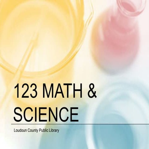 Math & Science Photo Slides