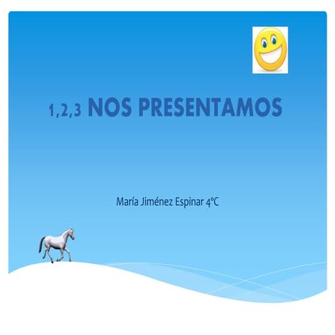 1,2,3 nos presentamos