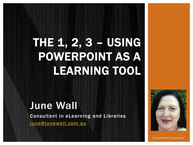 123 using PowerPoint for learning