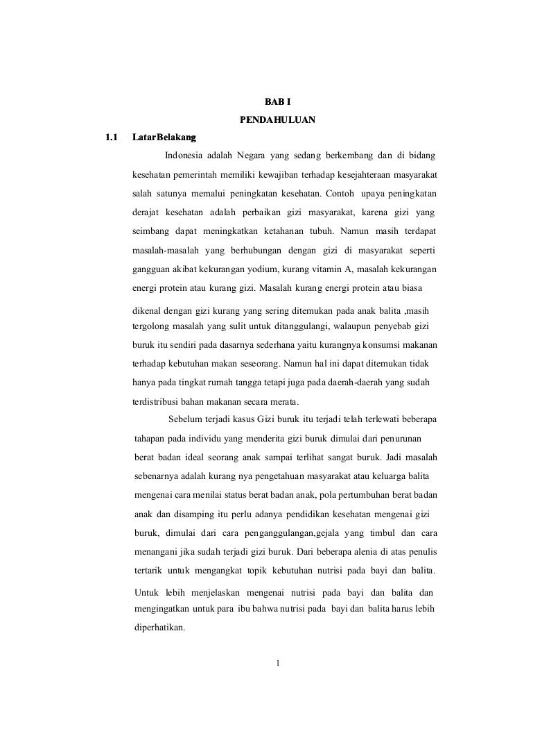 123 Slide Org Makalah Gizi Balita Bayi Doc