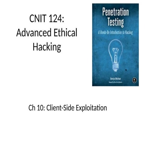 advanced advanced advanced ethical hack | PPTX