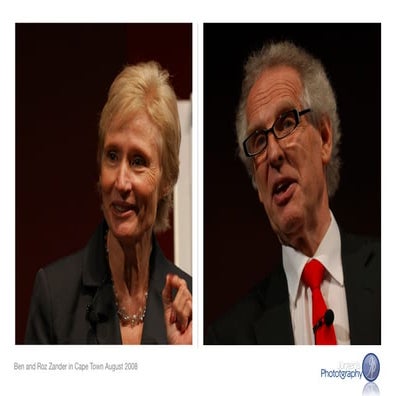 Ben and Roz Zander in Cape Town August 2008