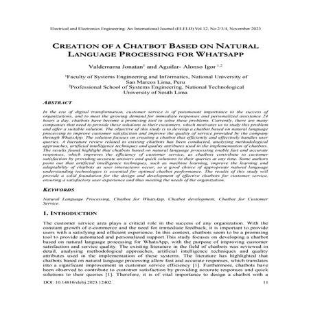 Electrical and Electronics Engineering: An International Journal (ELELIJ)