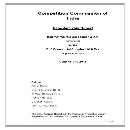 Case Analysis Report