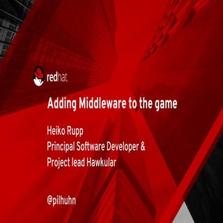 Middleware - Heiko Rupp - ManageIQ ...