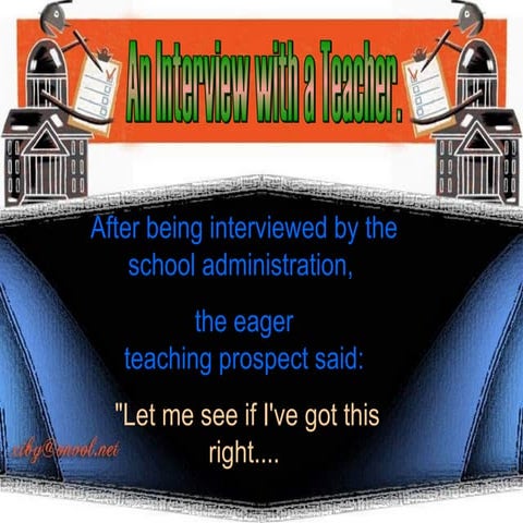 125 An Interview With A Teacher