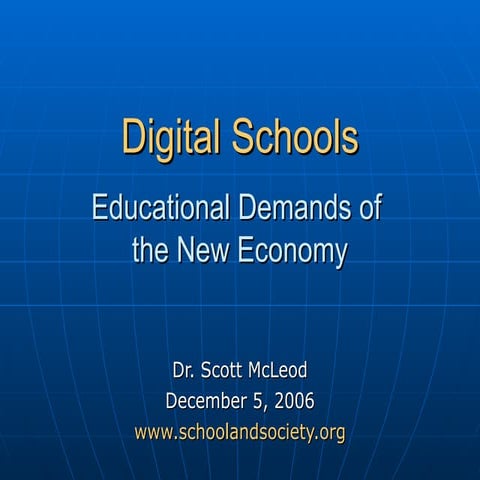 12-5 School & Society PowerPoint