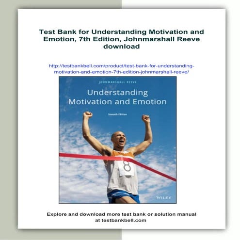 UNDERSTANDING MOTIVATION AND EMOTION 7TH EDITION PDF visual data 5
