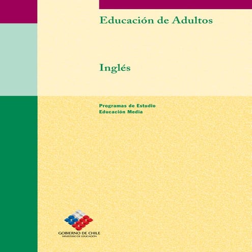 Programas de Estudio Educación Media para Adultos Ingles