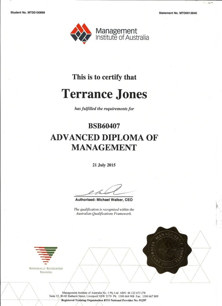 Level 6 Advanced Diploma In Management level-6-advanced-diploma-in-management