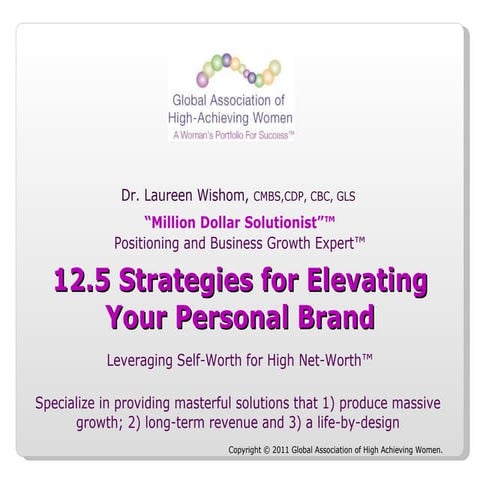12.5 Strategies For Elevating Your Personal Brand