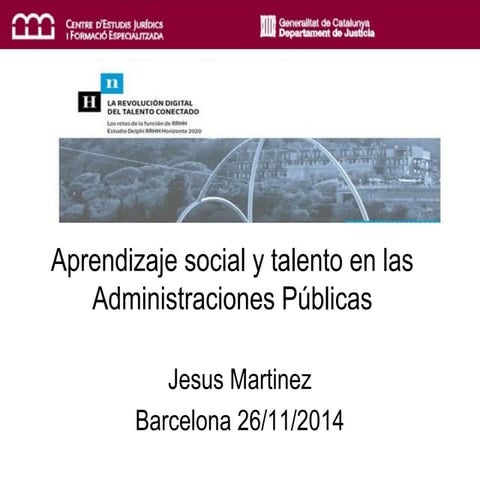 Aprendizaje social y talento en las Administraciones Públicas