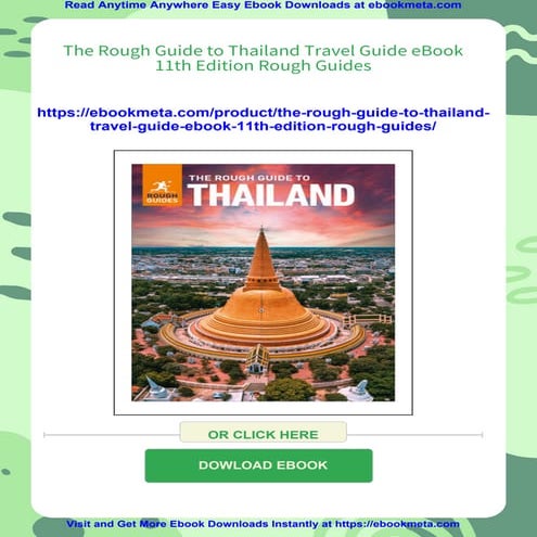 The Rough Guide to Thailand Travel Guide eBook  11th Edition Rough Guides