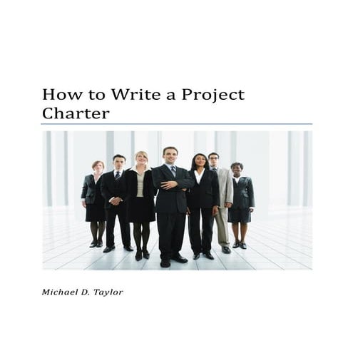 Article-How to Write a Project Charter
