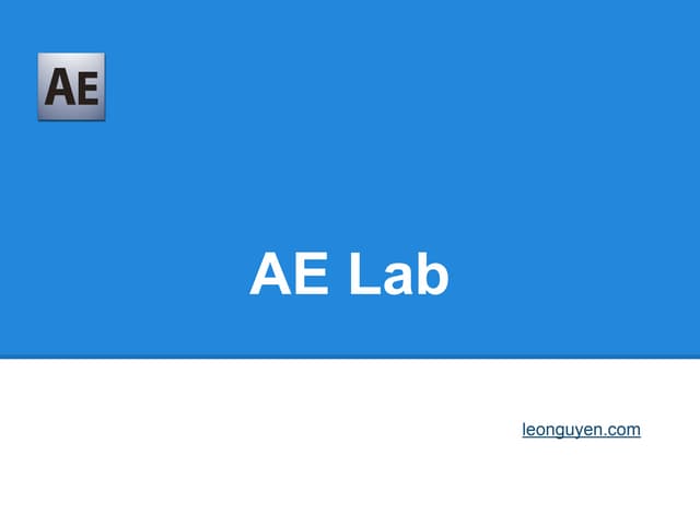After Effect Lab