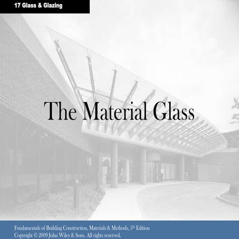 Glass And Glazing