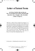 Letter of intent examples