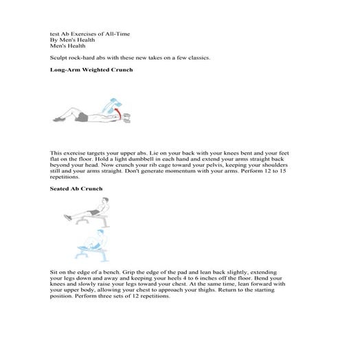  Five Must Know AB Exercises