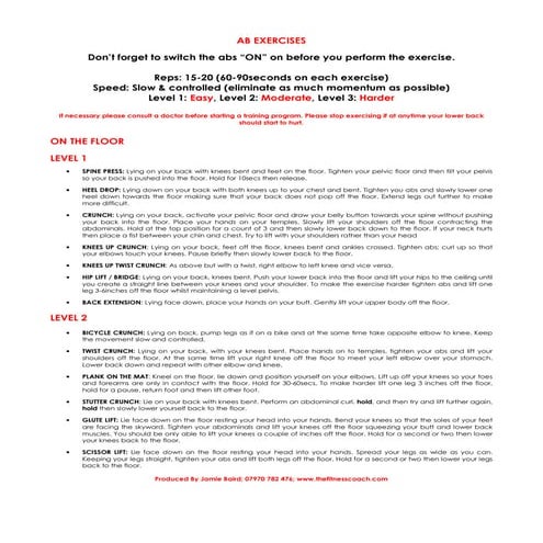  5 Most Effective Abdominal Exercises