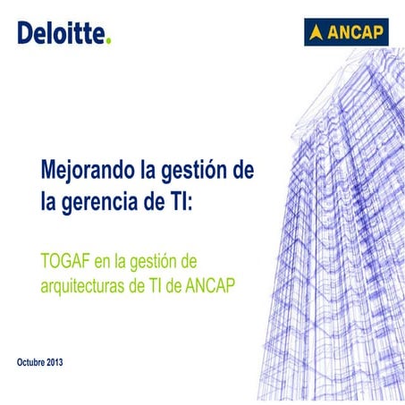 Mejorando la Gestión de la gerencia de TI