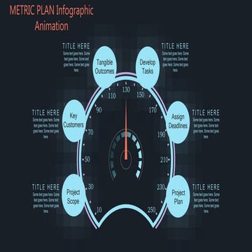 128.PowerPoint 6 Step METRIC PLAN Infographic.pptx