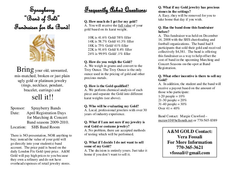 if i sell my gold how much will i get