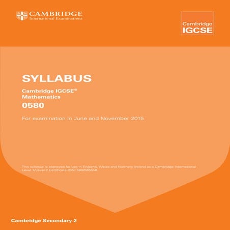 CXC CSEC Syllabus for Additional Mathematics | PDF