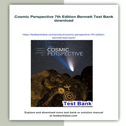 Cosmic Perspective 7th Edition Bennett Test Bank | PDF