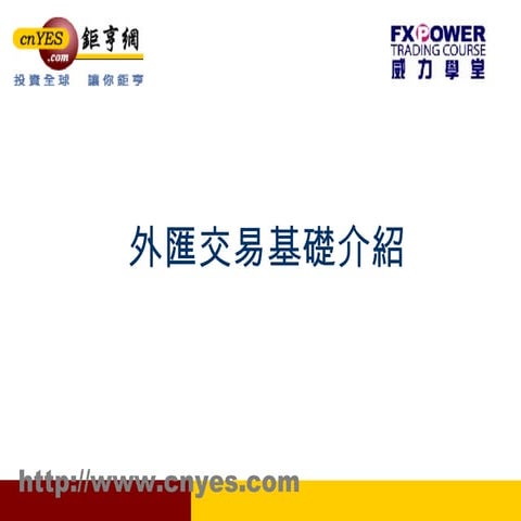 外匯交易簡介