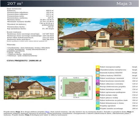 Projekt domu Maja 3
