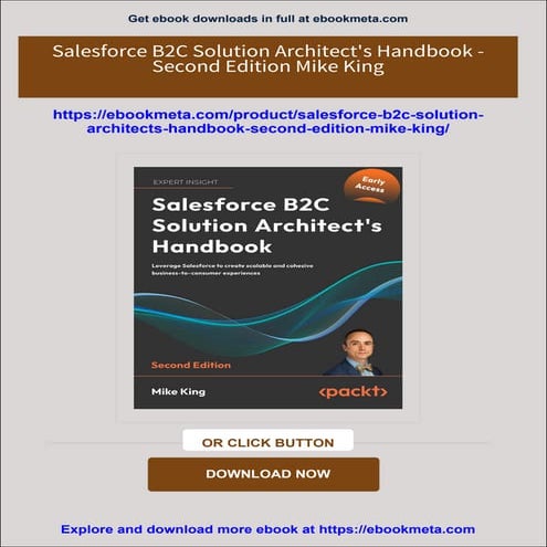 Instant ebooks textbook Salesforce B2C Solution Architect's Handbook - Second...